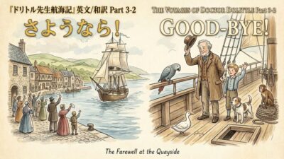 『ドリトル先生航海記』 英文/和訳 Part 3-2 さようなら！