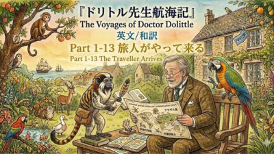 『ドリトル先生航海記』 英文/和訳 Part 1-13 旅人がやって来る