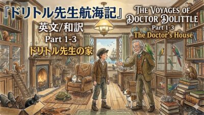 『ドリトル先生航海記』 英文/和訳 Part 1-3 ドリトル先生の家