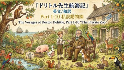 『ドリトル先生航海記』 英文/和訳 Part 1-10 私設動物園