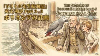 『ドリトル先生航海記』 英文/和訳 Part 3-5 ポリネシアの計画