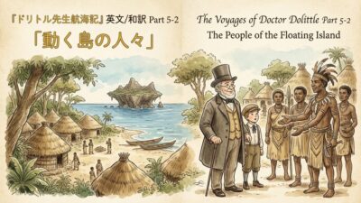『ドリトル先生航海記』 英文/和訳 Part 5-2 「動く島の人々」