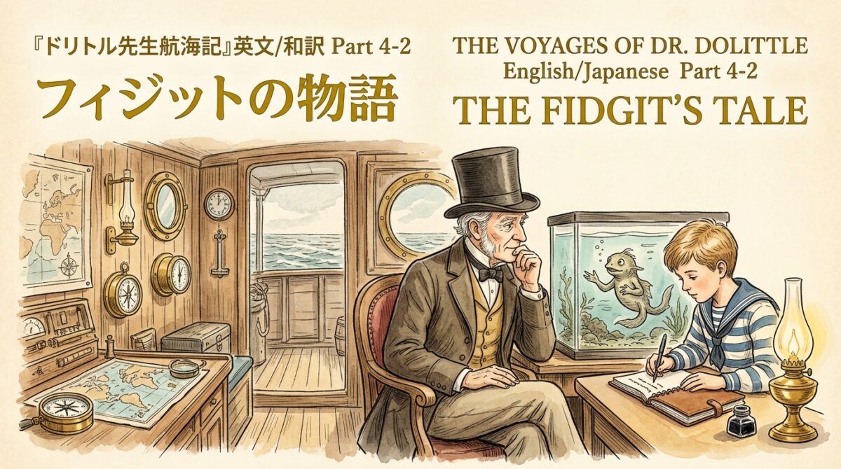 『ドリトル先生航海記』 英文/和訳 Part 4-2 フィジットの物語
