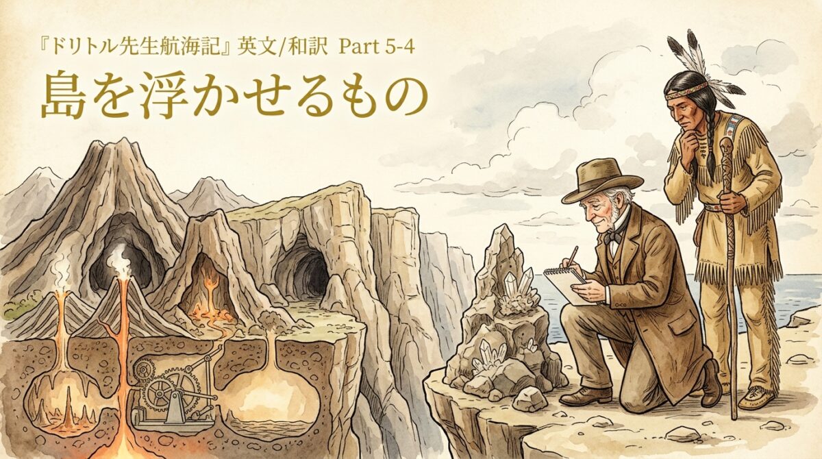 『ドリトル先生航海記』 英文/和訳 Part 5-4 島を浮かせるもの