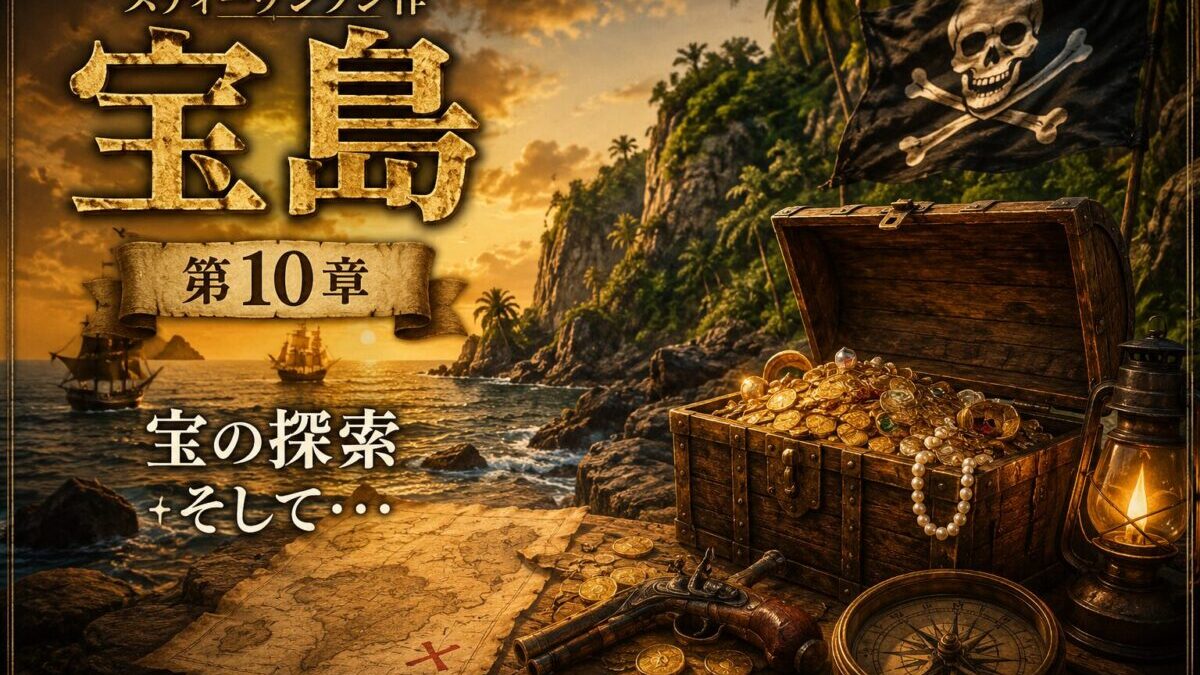 10.航海 『宝島』スティーブンソン