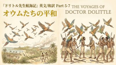 『ドリトル先生航海記』 英文/和訳 Part 5-7 オウムたちの平和
