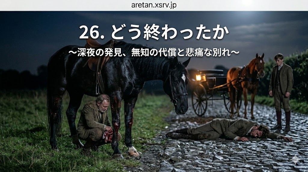 『黒馬物語』アンナ・シュウエル　26　顛末