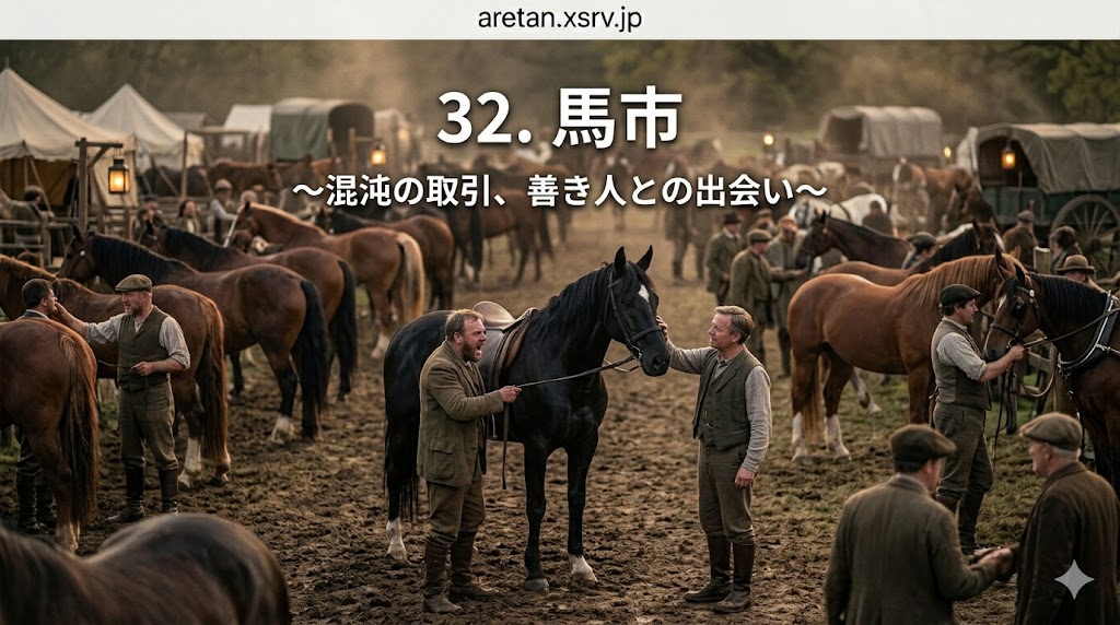 『黒馬物語』アンナ・シュウエル　32　馬市