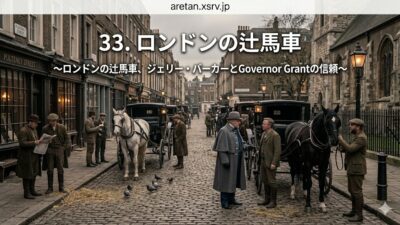 『黒馬物語』アンナ・シュウエル　33　ロンドンの辻馬車の馬