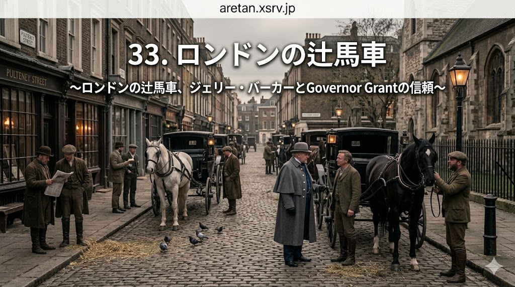 『黒馬物語』アンナ・シュウエル　33　ロンドンの辻馬車の馬