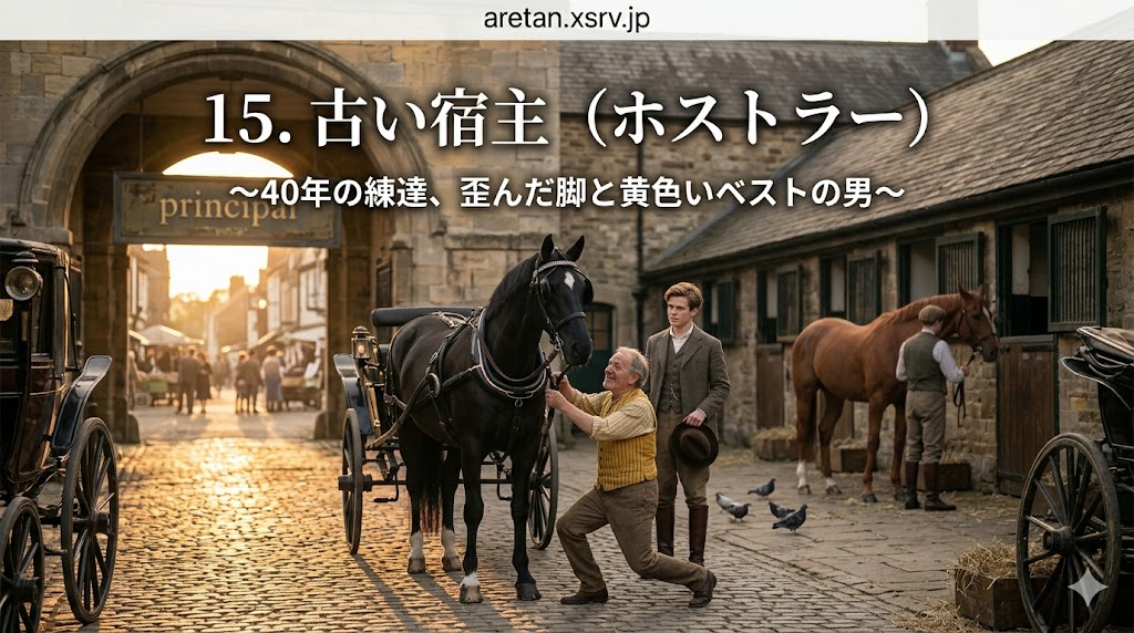 『黒馬物語』アンナ・シュウエル　15　年老いた馬丁