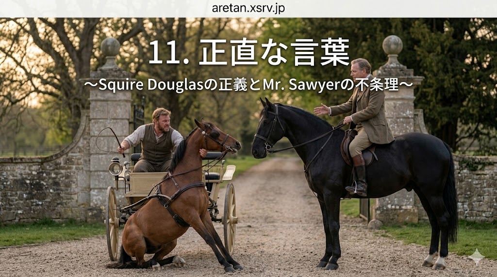 『黒馬物語』アンナ・シュウエル　11　単刀直入な話し