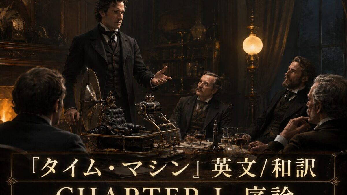 『タイム・マシン』英文/和訳 CHAPTER I　Introduction　序論