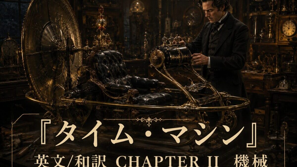 『タイム・マシン』英文/和訳 CHAPTER II　The Machine　機械
