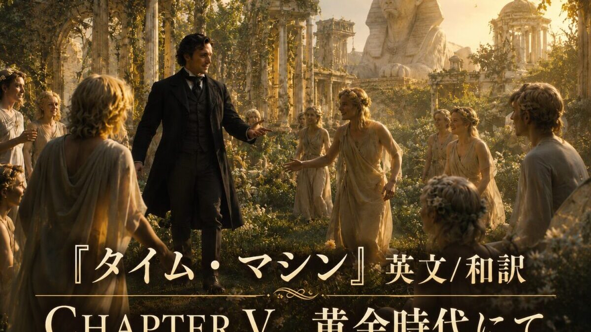 『タイム・マシン』英文/和訳 CHAPTER V　In the Golden Age　黄金時代にて