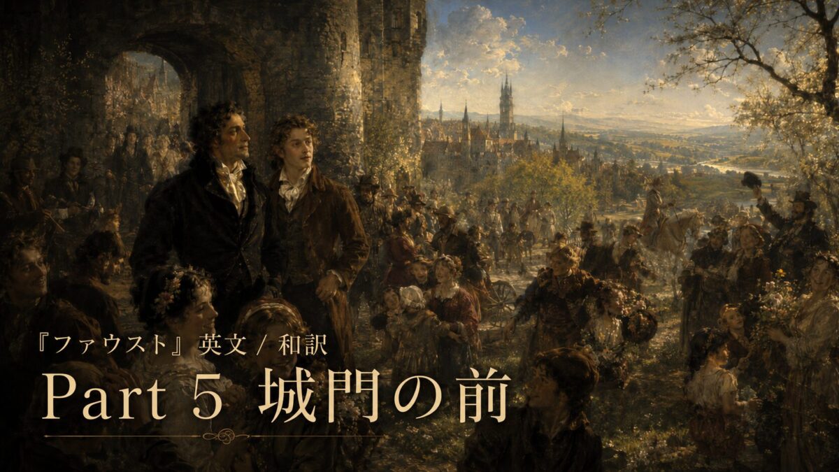 『ファウスト』英文/和訳 Part 5　夜・ワーグナーと復活祭の鐘