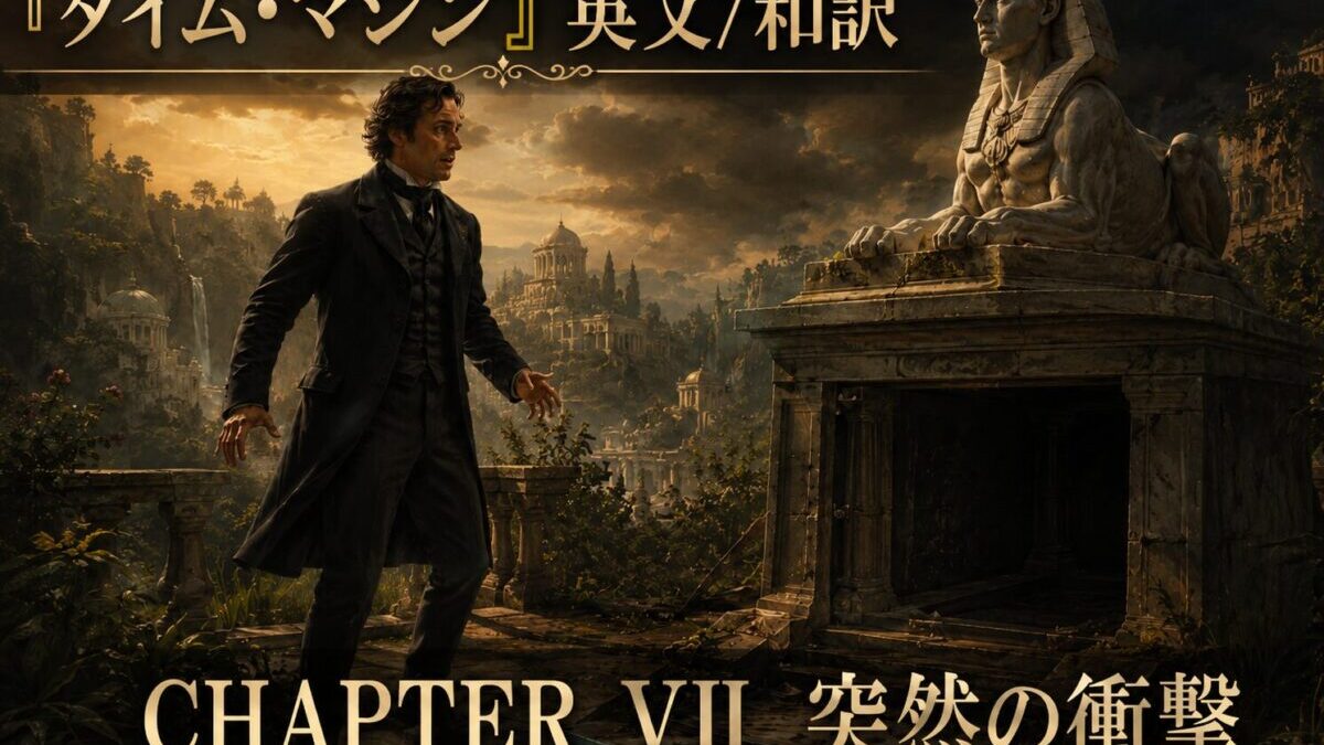 『タイム・マシン』英文/和訳 CHAPTER VII　A Sudden Shock　突然の衝撃