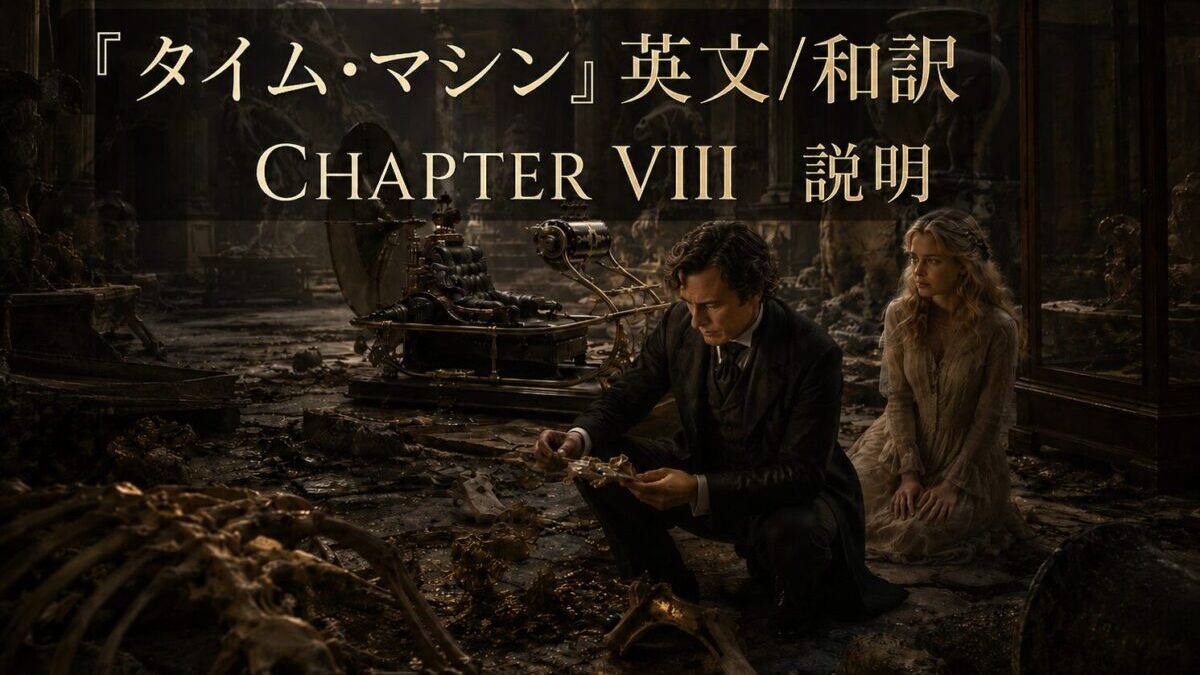 『タイム・マシン』英文/和訳 CHAPTER VIII　Explanation　説明