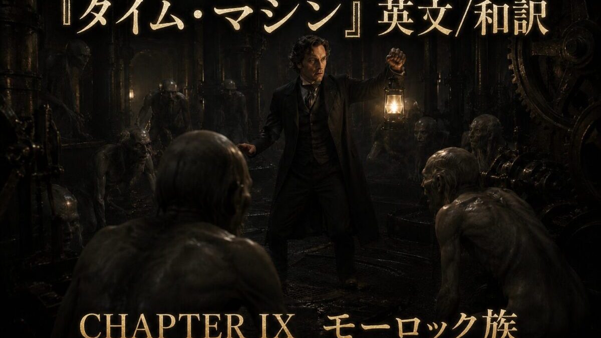 『タイム・マシン』英文/和訳 CHAPTER IX　The Morlocks　モーロック族
