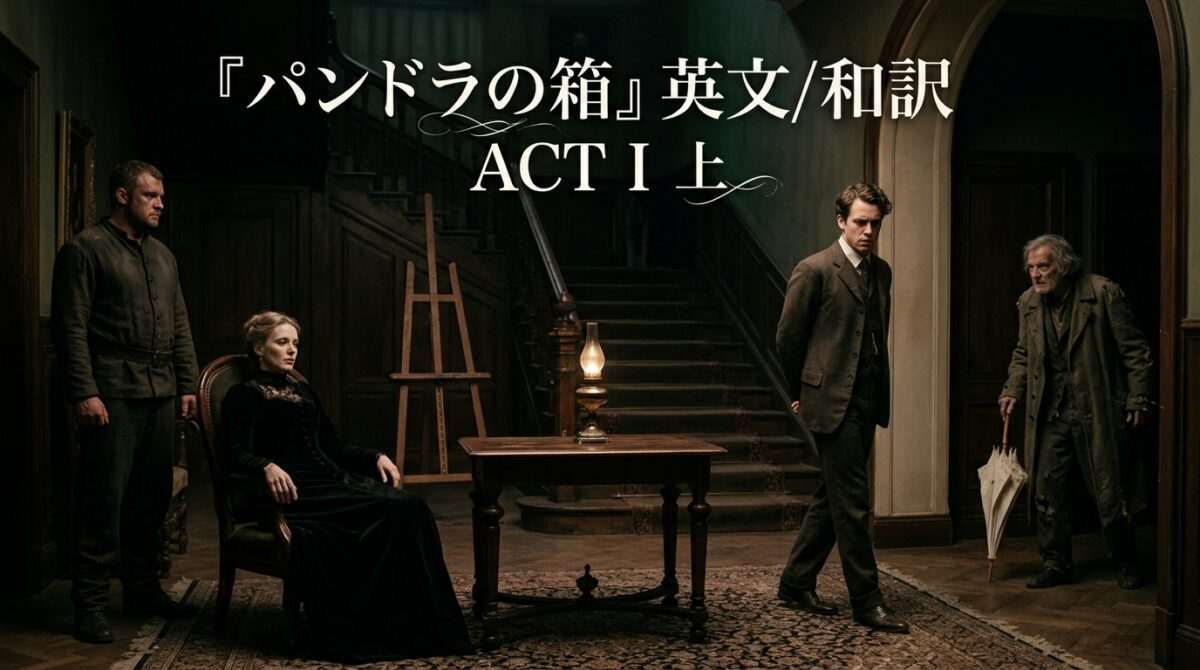 『パンドラの箱』英文/和訳 ACT I 上