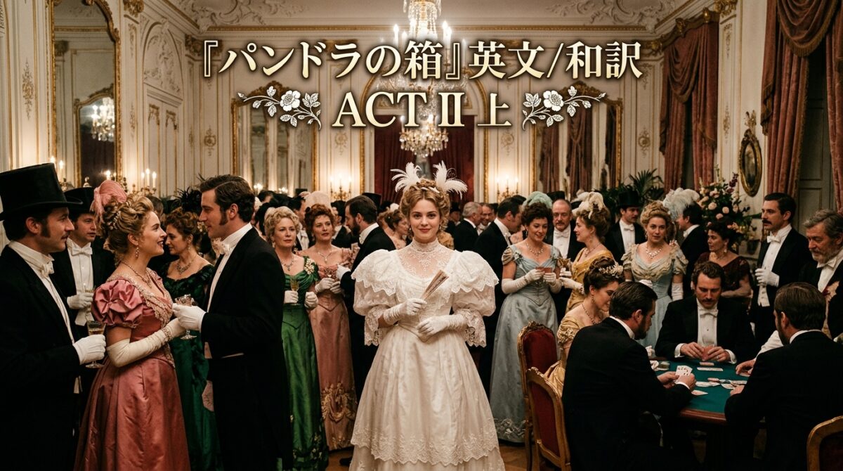 『パンドラの箱』英文/和訳 ACT II　上