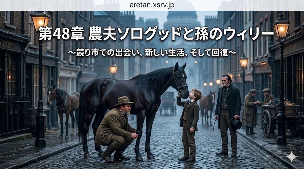 『黒馬物語』アンナ・シュウエル　第48章　労働者の生活