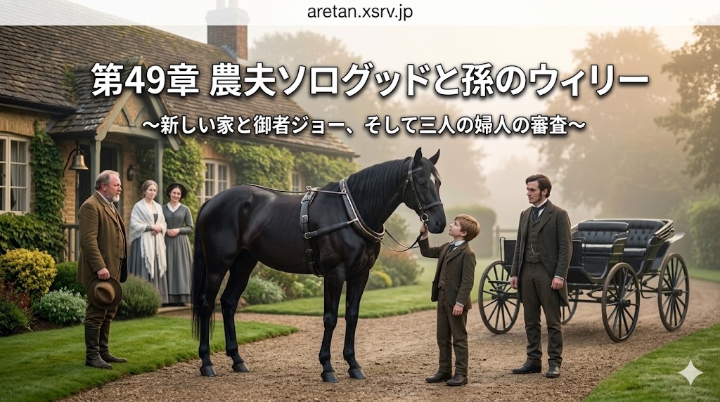 『黒馬物語』アンナ・シュウエル　第49章　最後の家
