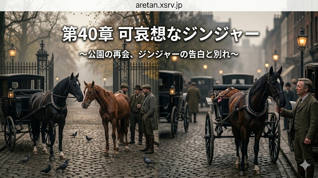 『黒馬物語』アンナ・シュウエル　第40章　貧しいポリー