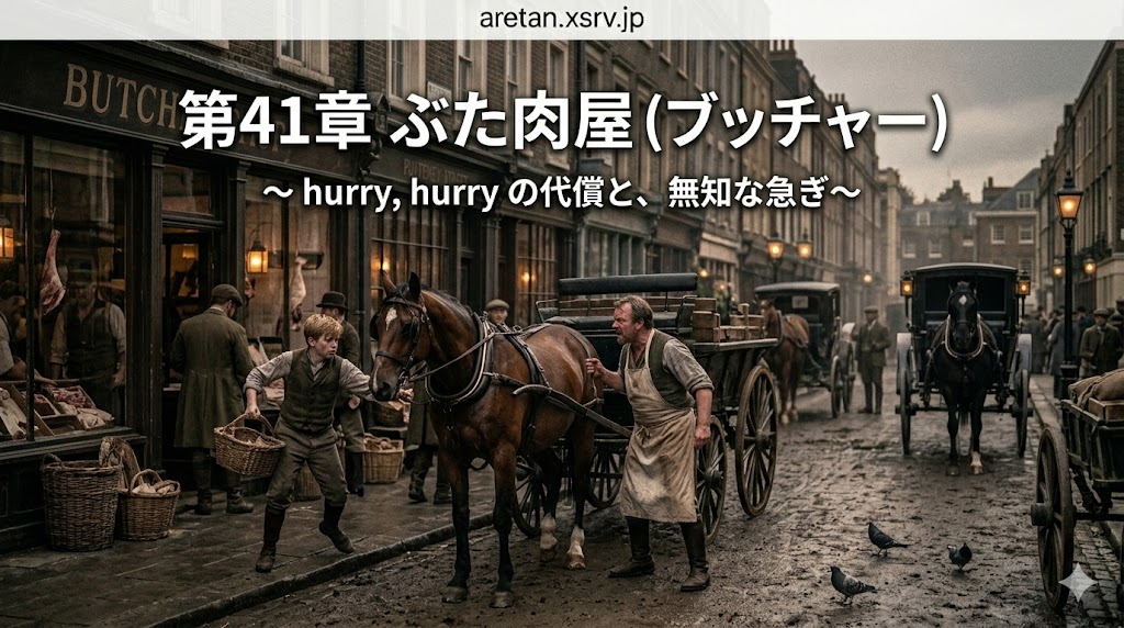 『黒馬物語』アンナ・シュウエル　第41章　肉屋