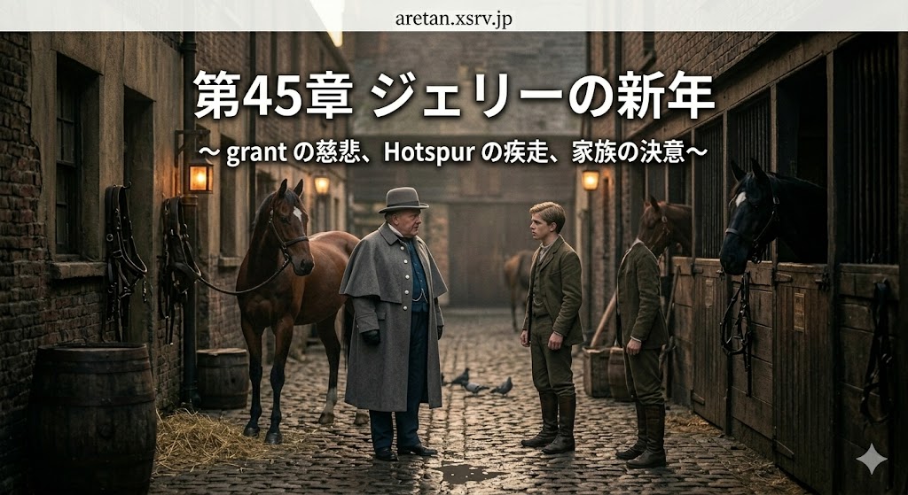 『黒馬物語』アンナ・シュウエル　第45章　ジェリーの不運