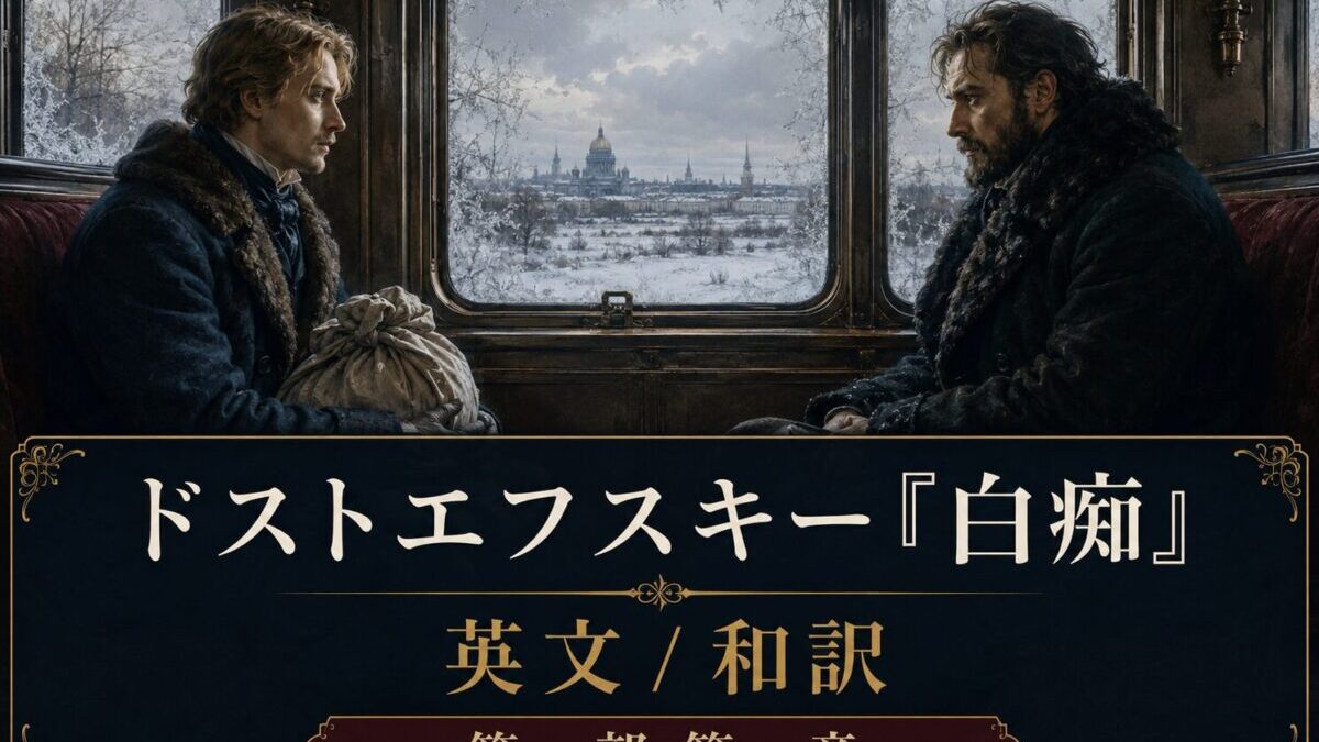 『白痴』英文/和訳　PART I CHAPTER I　列車の中の出会い