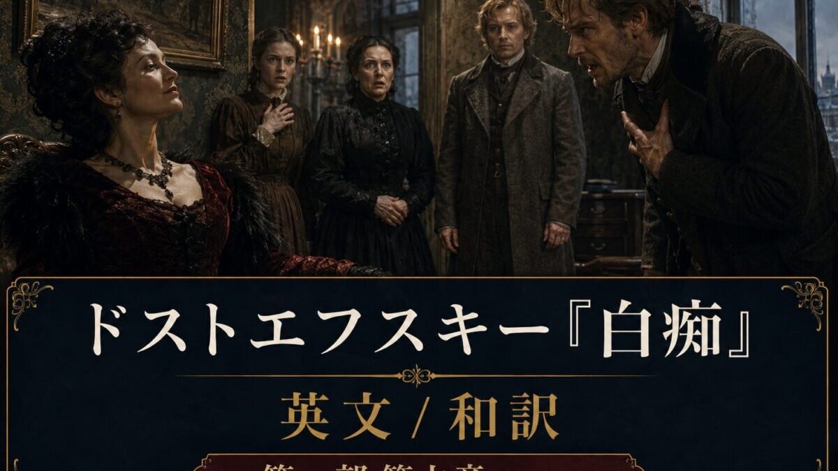 『白痴』英文/和訳　PART I CHAPTER VI　マリーと子どもたち